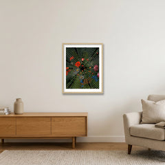 Floral Arrangement No 8 — 40×50cm, 16×20" Oak Frame