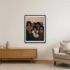 D is for Dapper — 60×80cm, 24×31" Black Frame