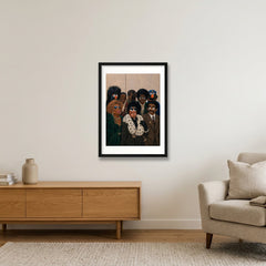D is for Dapper — 42×59cm, 17×23" Black Frame