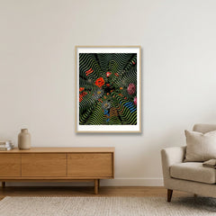 Floral Arrangement No 8 — 60×80cm, 24×31" Oak Frame