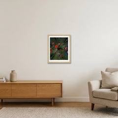 Floral Arrangement No 8 — 28×35cm, 11×14" Oak Frame