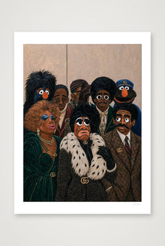 D is for Dapper  — 30×40cm, 12×16" Print only