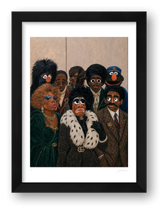 D is for Dapper  — framed