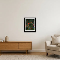 Floral Arrangement No 8 — 28×35cm, 11×14" Black Frame