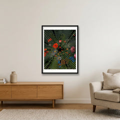 Floral Arrangement No 8 — 60×80cm, 24×31" Black Frame